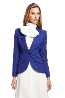 'Jamana' | Stretch-Wool One-Button Blazer