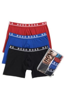 'Cyclist ' | Stretch Cotton Boxer Brief, 3-Pack