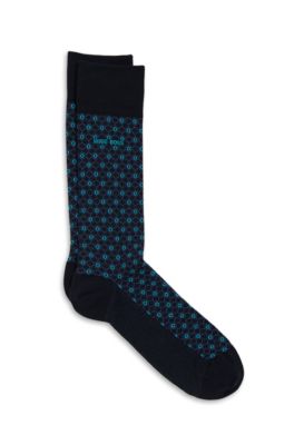 'RS Design' | Stretch-Cotton Patterned Socks