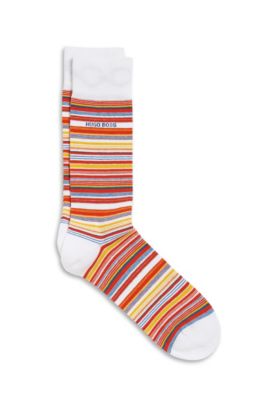 'RS Design' | Stretch-Cotton Striped Socks