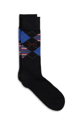 'RS Design' | Stretch Cotton Patterned Socks