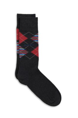 'RS Design' | Stretch Cotton Patterned Socks