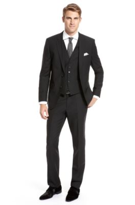 'The James/Sharp' | Modern Fit, Virgin Wool 3-Piece Suit