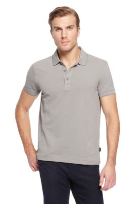 'Forli' | Slim Fit, Stretch Cotton Polo Shirt