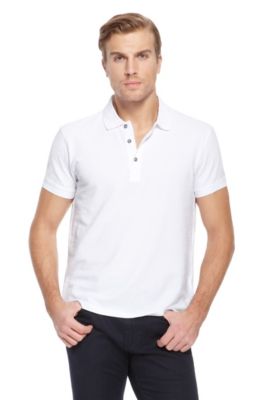 'Forli' | Slim Fit, Stretch Cotton Polo Shirt