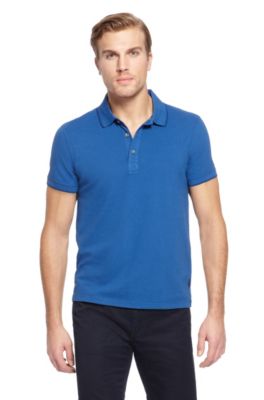 'Forli' | Slim Fit, Stretch Cotton Polo Shirt