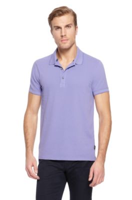 'Forli' | Slim Fit, Stretch Cotton Polo Shirt
