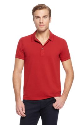 'Forli' | Slim Fit, Stretch Cotton Polo Shirt
