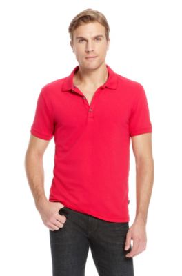'Forli' | Slim Fit, Stretch Cotton Polo Shirt