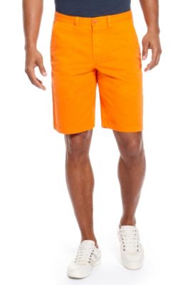 'Locci-D' | Regular Fit, Stretch Cotton Shorts
