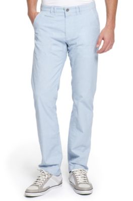 'Delon' | Regular Fit, Cotton Blend Casual Pants