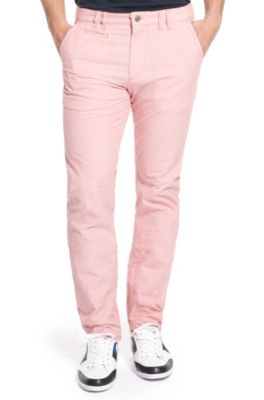 'Delon' | Regular Fit, Cotton Blend Casual Pants