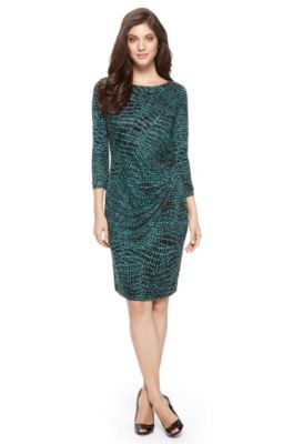 'E4688' | Modal Jersey Patterned Dress