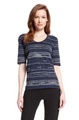 'Top E4665' | Cotton-Jersey Top
