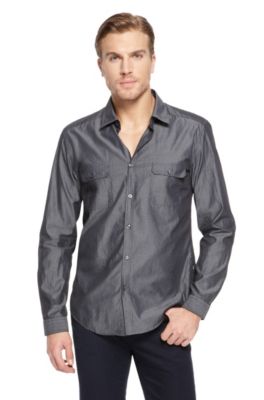 'Li' | Slim Fit, Cotton Casual Shirt