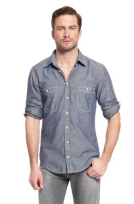 'Califoe' |  Regular Fit, Cotton Casual Shirt