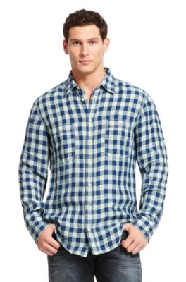 'CalifoE' | Regular Fit, Linen Casual Shirt