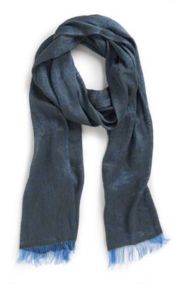 'Z384' | Silk-Linen Scarf