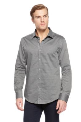 'Ronny' | Slim Fit, Cotton Casual Shirt