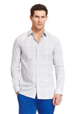 'Elisha' | Slim Fit, Cotton Casual Shirt