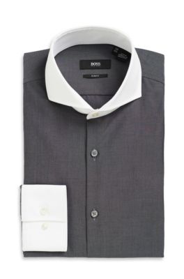 'Johan' | Slim Fit, Extreme Spread Collar Dress Shirt