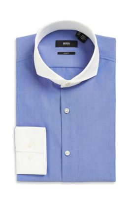 'Johan' | Slim Fit, Extreme Spread Collar Dress Shirt
