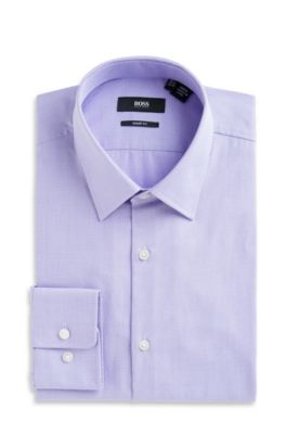 'Marlow US' | Sharp Fit, Spread Collar Striped Dress Shirt