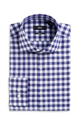 'Miles US' | Sharp Fit, Extreme Spread Collar Dress Shirt