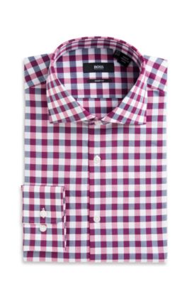 'Miles US' | Modern Fit, Spread Collar Solid