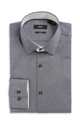 'Juri' | Slim Fit, Spread Collar Dress Shirt
