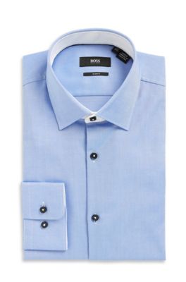 'Juri' | Slim Fit, Spread Collar Dress Shirt