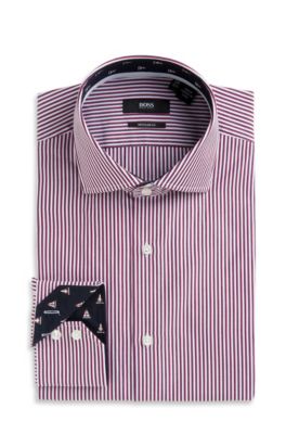 'Eraldin' | Classic Fit, Spread Collar Dress Shirt