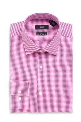 'Jenno' | Slim Fit, Modified Point Collar Dress Shirt