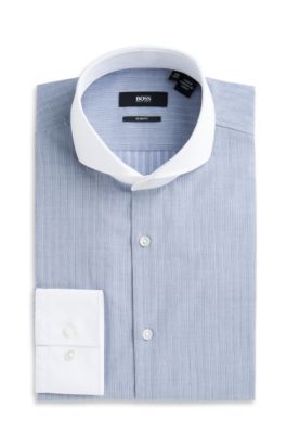 'Johan' | Slim Fit, Spread Collar Dress Shirt