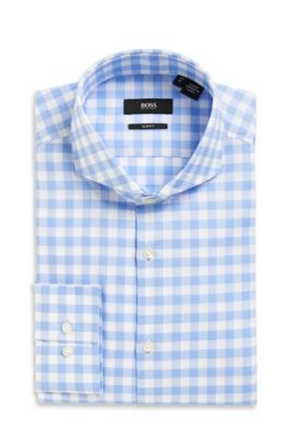 'Dwayne' | Slim Fit, Extreme Spread Collar Dress Shirt