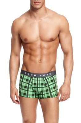 'Innovation Boxer BM' | Stretch Cotton Check Trunk