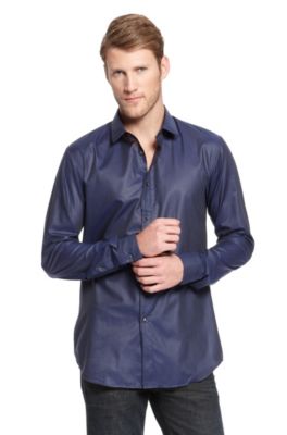 'Eirik' | Slim Fit, Cotton Casual Shirt