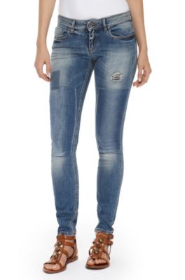 'Lunja' | Patchwork Skinny Jean