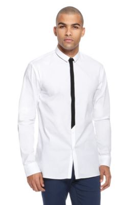 'Eino' | Slim Fit, Cotton Casual Shirt