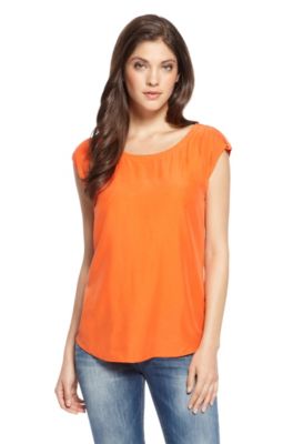 'Kaliwa' | Silk-Blend Keyhole Back Blouse