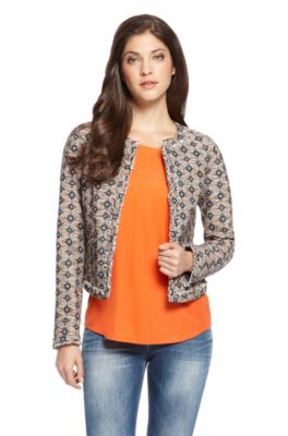 'Ozella' | Cotton-Linen Tweed Blazer