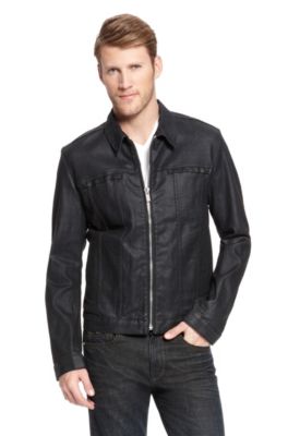 'Hugo 051' | Slim Fit, Stretch-Cotton Denim Jacket