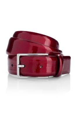 'Gustafo' | ' | Snakeskin Printed Leather Belt