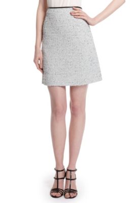 'Relini' | Stretch-Cotton Tweed Skirt