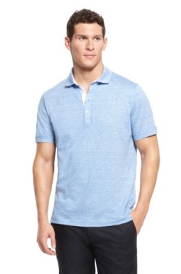 'Perret' | Cotton-Linen Polo Shirt