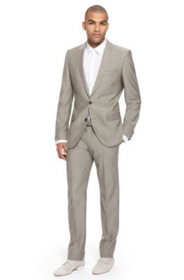 'Amaro/Heise' | Slim Fit, Cotton Linen Suit