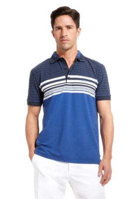 'Paule' | Slim Fit, Cotton Blend Polo Shirt