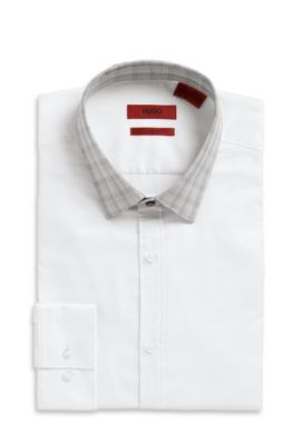 'EverettX' | Slim Fit, Point Collar Dress Shirt