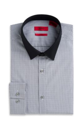 'EverettX' | Slim Fit, Point Collar Dress Shirt