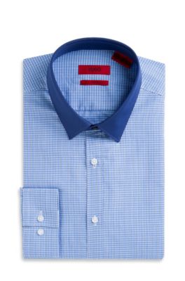 'EverettX' | Slim Fit, Point Collar Dress Shirt